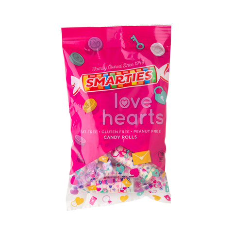 Smarties Candy Love Hearts Heart Shaped Valentine's Day Candy Conversation Phrases