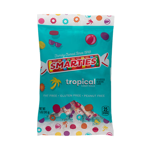 Tropical Smarties<sup>®</sup> <span>in a 5 ounce bag, case of 12 bags</span>